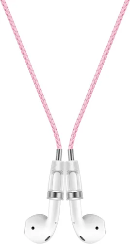 Miniatura 10 de Correa de cuello antipérdida para AirPods, cadena de collar magnética fuerte de cuero PU, compatible con AirPods 1&2 / 3ª generación / Pro / Pro 2