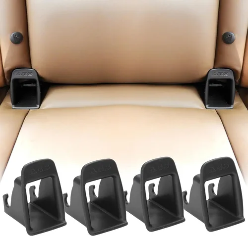 Miniatura 11 de ISOFIX - Guía de cierre de cinturón de interfaz, 2 piezas de hebilla de interfaz ISOFIX para asiento de automóvil, ranura guía fija, conector