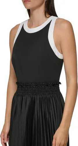 Miniatura 2 de Karl Lagerfeld Paris Womens Mixed Media Pelated Midi Dress