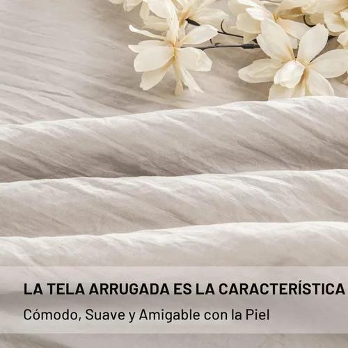 Miniatura 6 de Bonlino Juego de Ropa de Cama para el Hogar Conjunto de Colcha Edredón - Colcha de Granja Cubrecama de Verano Colchas, Edredón Ligero Elegante Ropa