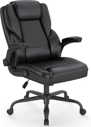Miniatura 10 de Silla de Oficina Ejecutiva AnyGod, Sillas de Escritorio Ergonómicas y Cómodas para Computadora con Reposabrazos Abatibles, Soporte Lumbar, Respaldo
