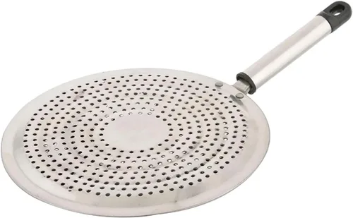 Red de asado de acero inoxidable, asador de alambre de acero inoxidable, tostador, estante de cocina para papad y khakras, para hornear rotis y