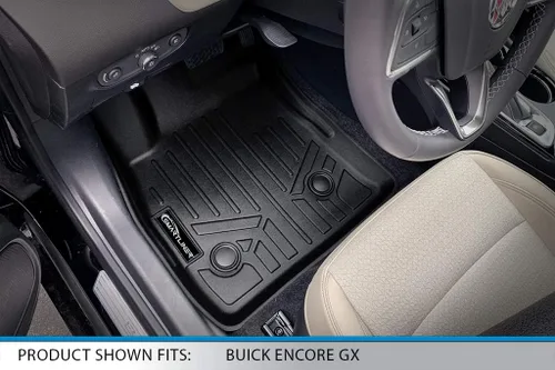 Miniatura 2 de SMARTLINER Juego de tapetes de piso de ajuste personalizado de 2 filas compatibles con Chevrolet Trailblazer 2021-2025