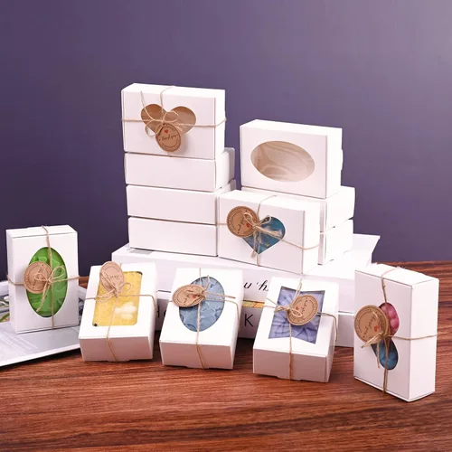 Miniatura 7 de 32 PCS cajas de jabón blancas Blanco