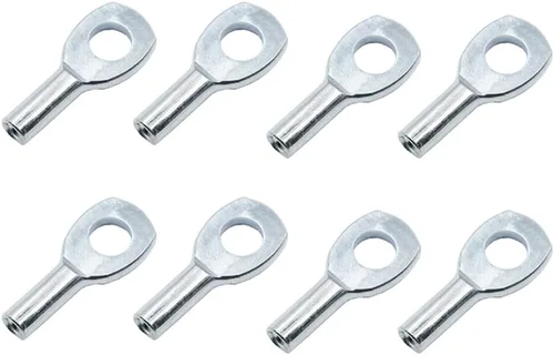 Miniatura 6 de J Bryant Kit de accesorios de cable de 0.197 in para sistemas de poleas de gimnasio, tapones de bola de acero, ojales y conectores para reparación