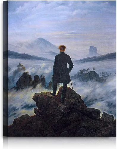 Miniatura 836 de A&T ARTWORK Campo de trigo con cipreses de Van Gogh Las reproducciones de arte clásico mundial, impresiones en lienzo giclée para decoración