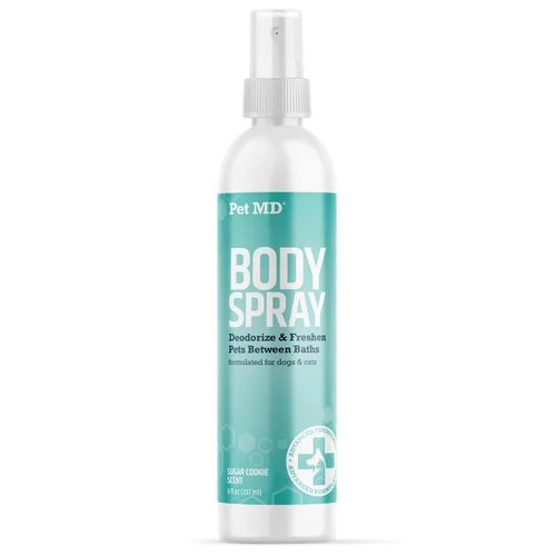 Miniatura 12 de Pet MD Spray corporal para perros y gatos, perfume desodorizante para perros que elimina el olor, aerosol de colonia para mascotas de larga duración