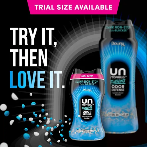 Miniatura 6 de Downy Unstopables Fusions Defensa contra Olores Cuentas Potenciadoras de Aroma para Lavandería en el Lavado, Aroma Daybreak + Clean, 10.7 onzas