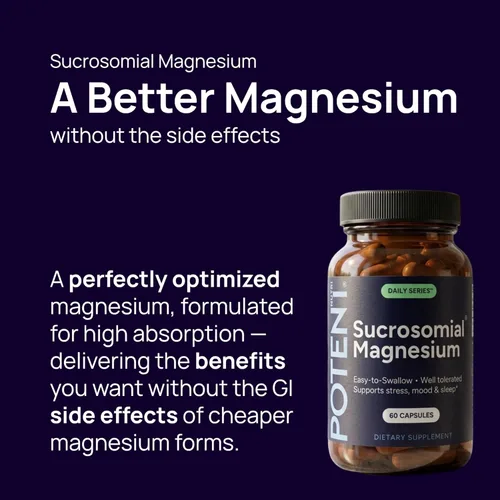 Miniatura 2 de Sucrosomial Magnesium® - Soporte para el sueño y los músculos - Botella de vidrio premium - Alta absorción, bien tolerado - 60 cápsulas
