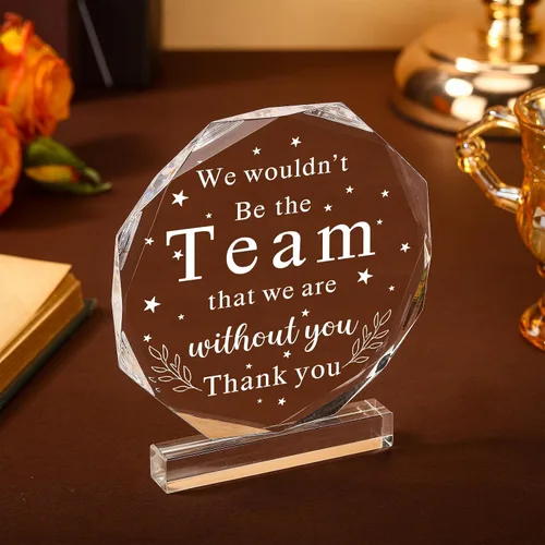 Miniatura 4 de Soaoo Regalos de jefe para mujeres y hombres, regalos administrativos profesionales para empleados y compañeros de trabajo, placa acrílica