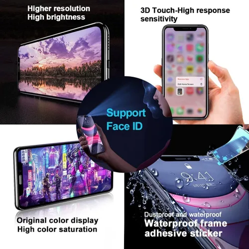 Miniatura 3 de EFAITHFIX para iPhone 11 Reemplazo de pantalla COF de 6.1 pulgadas, marco de pantalla LCD, ensamblaje de pantalla táctil 3D, digitalizador