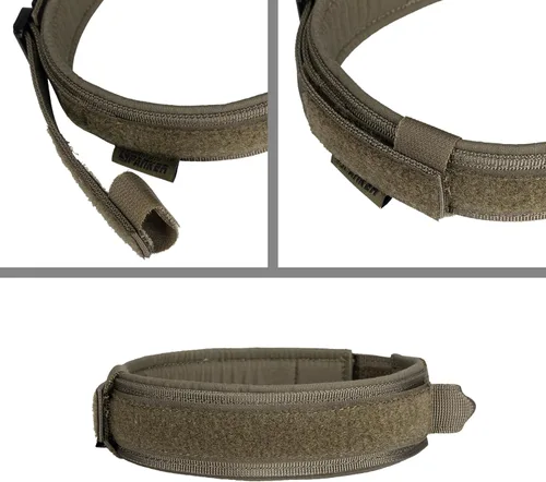 Miniatura 6 de EXCELLENT ELITE SPANKER Collar táctico para perro, collar de entrenamiento ajustable de nailon, collar militar para perro, hebilla de metal Verde