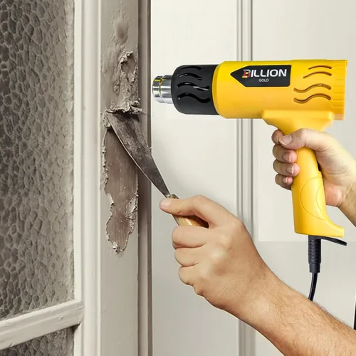 Miniatura 7 de Pistola de calor, pistola de aire caliente BILLION GOLD de 1800 W, 752 ℉ a 1112 ℉ con 2 ajustes de temperatura, pistola de calor para manualidades