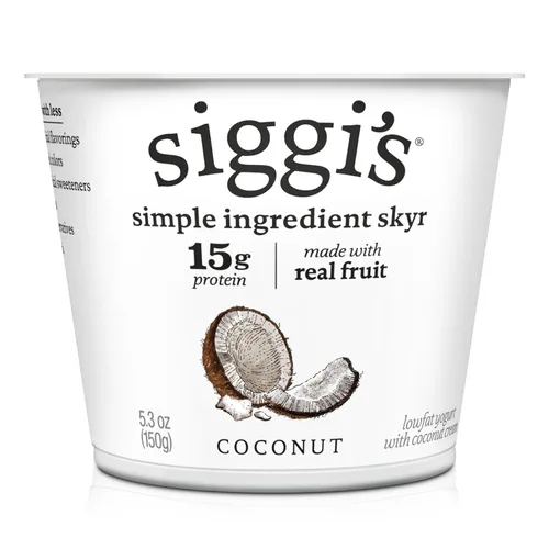 Miniatura 10 de siggi's® 2% Yogur Islandés Colado Bajo en Grasa, Sabor a Cereza Negra, 5.3 oz., Taza de Porción Individual