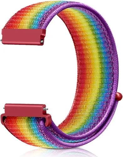 Miniatura 14 de Correas deportivas de nailon de 0.709 in de liberación rápida compatibles con Garmin Venu 4 1.614 in/3S 1.614 in/Venu 2S/Vivoactive 4S/Vivomove