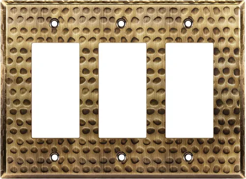 Miniatura 12 de LIDER Placa decorativa de pared de metal para interruptor o receptáculo, cubierta de salida de acero inoxidable, resistente a la corrosión