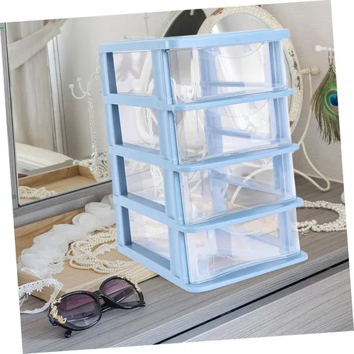 Miniatura 4 de Luxshiny Organizador de almacenamiento cosmético Cajón Caja de almacenamiento Contenedor de papelería de oficina