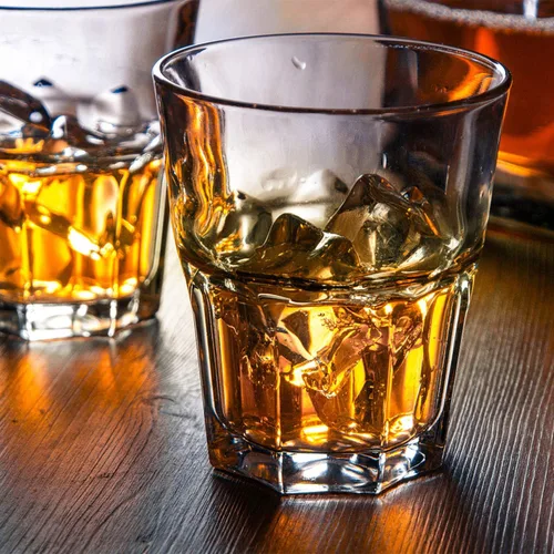 Miniatura 5 de QAPPDA Vasos de whisky de 8 onzas, vasos de vidrio transparentes, vasos de cóctel para whisky para restaurantes, bares, fiestas, vasos de vidrio