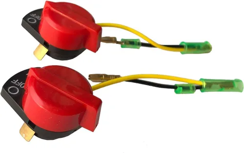 Miniatura 2 de Interruptor de parada del motor de encendido y apagado rojo de 3 piezas para Honda GX120 GX160 GX200 GX240 GX270 GX340 GX390 Re 36100-ZE1-015