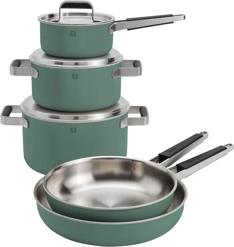 Miniatura 2 de ZWILLING Pure - Juego de utensilios de cocina de acero inoxidable de 8 piezas, color verde