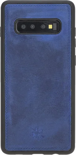 Miniatura 181 de Venito Lucca - Funda de piel compatible con Samsung Galaxy Note 10 (6,3 pulgadas), extra segura, con cubierta trasera acolchada, cocodrilo negro