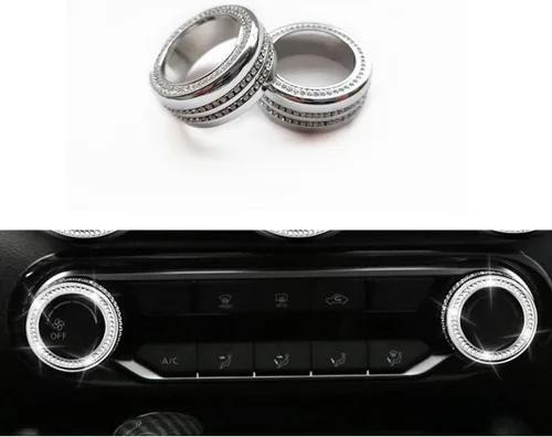 Miniatura 9 de Accesorios interiores brillantes para Nissan Sentra 2020 2021 2022 2023 2024 2025 modificación de cristal de diamantes de imitación