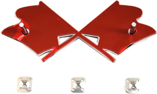 Miniatura 2 de 1 emblema de nariz frontal para Corvette C3 1968-1972 (cromado)