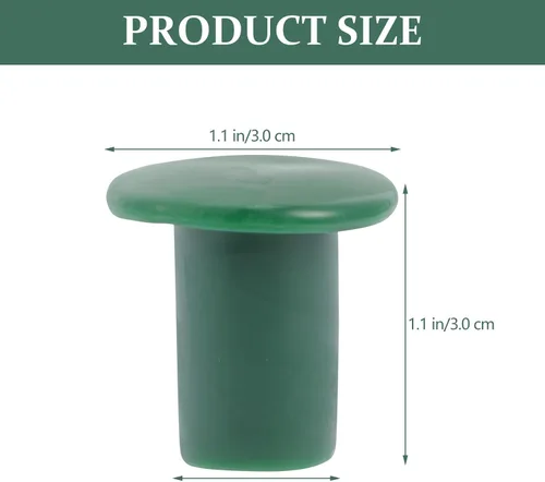 Miniatura 2 de Happyyami 36 tapas de caña de jardín, protectores de plástico flexibles para varillas de soporte de plantas, previenen lesiones y daños, 1.18 x 1.18