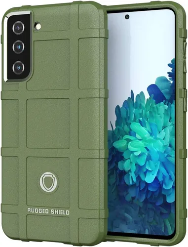 Miniatura 90 de EGO TACTICAL Rugged Shield Brand Solid Color TPU Phone Case for Samsung Galaxy S20 FE - OD Green Verde OD
