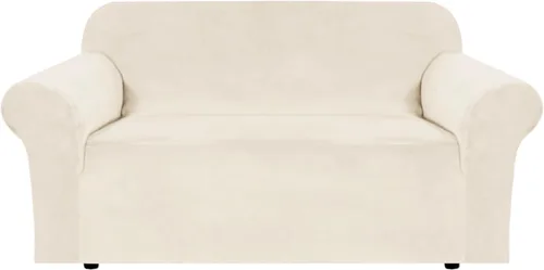 Miniatura 87 de H.VERSAILTEX Funda de terciopelo elástico para sillón, funda para sillón de 1 cojín para sala de estar, funda de muebles hecha de terciopelo grueso