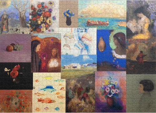 Miniatura 18 de Rompecabezas prémium de 1000 piezas de Paul Cezanne para adultos, sin reflejos, suave al tacto, fabricado en Estados Unidos, ideas de regalo