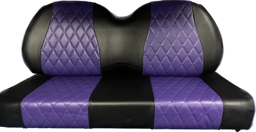 Miniatura 8 de Club CAR Precedent - Fundas de asiento delantero para carrito de golf, costuras de diamante (negro/verde oscuro)