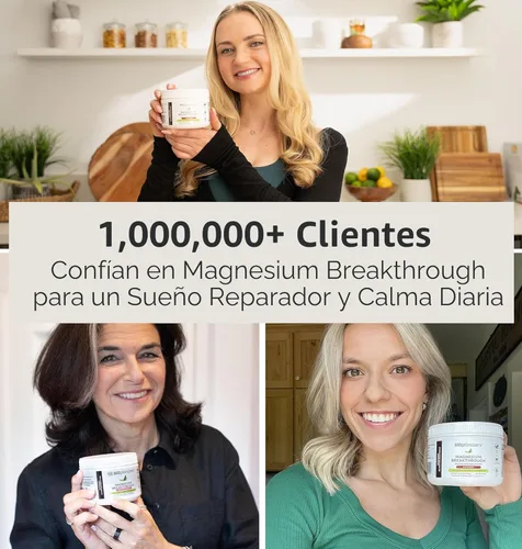 Miniatura 8 de BIOptimizers Magnesio Breakthrough Drink - 8 formas de magnesio, electrolitos, salud del sueño, estrés, recuperación muscular, apoyo cardíaco