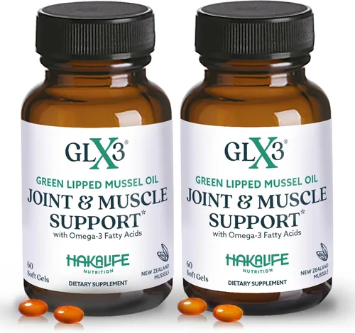 Miniatura 9 de GLX3 Cápsulas de aceite de mejillón de labios verdes extra fuertes – Suplemento cómodo para las articulaciones de larga duración – Apoyo