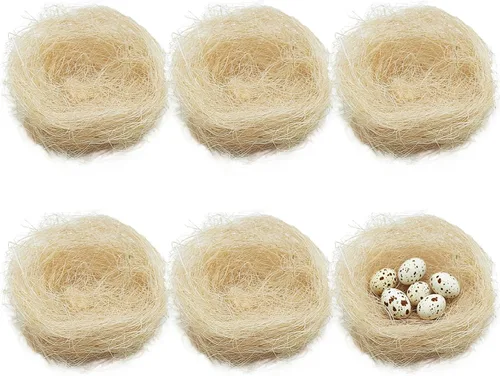 kathson Materiales de anidación de pájaros, fibra de coco, material de cama cálido y transpirable, seda de lino para pájaros pequeños animales