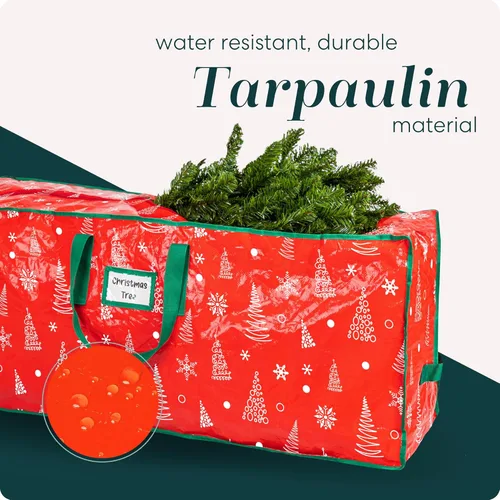 Miniatura 3 de Handy Laundry - Bolsa de almacenamiento para árbol de Navidad: para árbol artificial de 7.5 pies, impermeable, duradero, con cierre, asas
