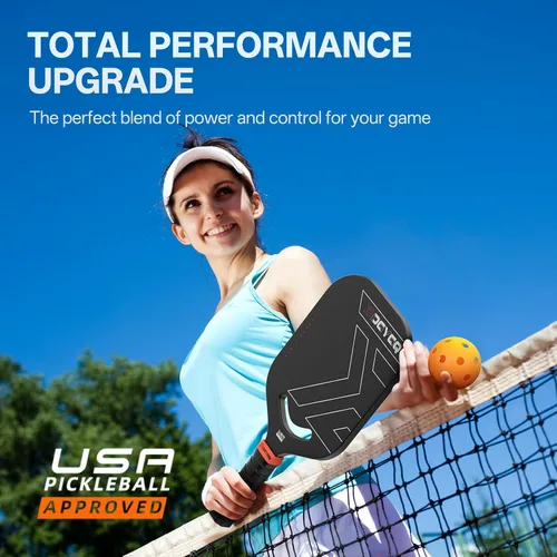 Miniatura 6 de DGYGQ Pickleball Paddles with Polypropylene Honeycomb Core, T700SC Power Carbon Fiber Pickleball Paddle, Increased Power for Ultimate Spin &