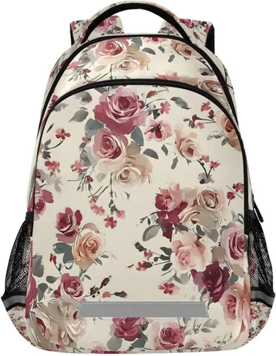 Miniatura 27 de ALAZA Mochilas de viaje con diseño de mariposa, luna y estrella, color azul turquesa, mochila escolar para hombres, mujeres, adolescentes y niños