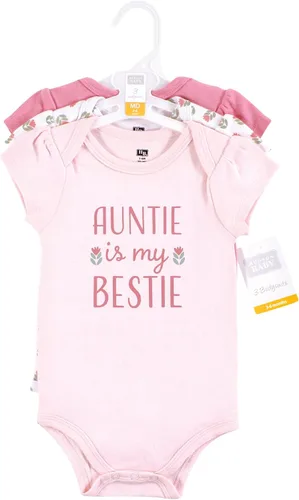 Miniatura 100 de Hudson Baby baby-girls Cotton Bodysuits 3-pack