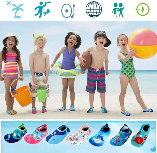Miniatura 3 de Bigib Toddler Kids Swim Water Shoes Quick Dry Non-Slip Water Skin Barefoot Sports Shoes Aqua Socks for Boys Girls Toddler