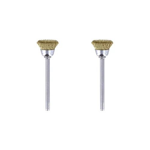 Miniatura 21 de Dremel 405-02 cepillos de cerdas de nailon (paquete de 2), diámetro de 1/8