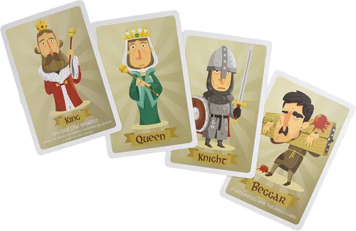 Miniatura 3 de Blue Wasatch Games Rank - Un juego de cartas realmente divertido para amigos y familiares donde alguien puede levantarse del mendigo y gobernar como