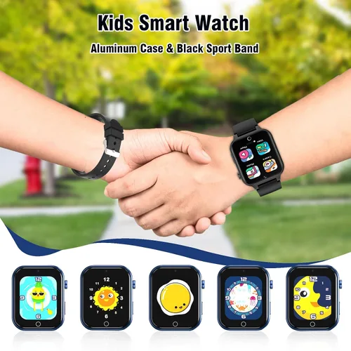 Miniatura 2 de Reloj inteligente para niños de 4 a 12 años, 26 juegos de rompecabezas, cámara HD, reproductor de música de video, podómetro, linterna, cronómetro