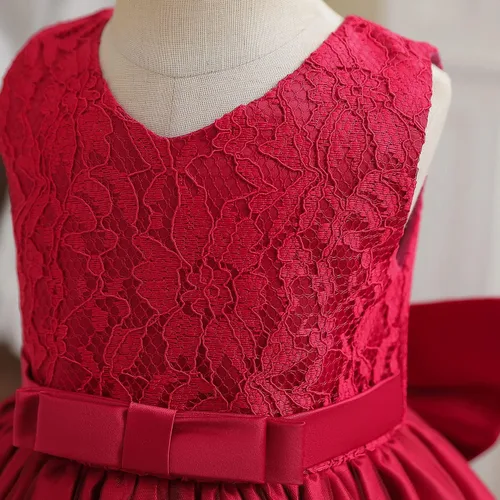 Miniatura 4 de NNJXD Vestido de Princesa de Tul con Flores para Niñas Pequeñas y Bebés Niña