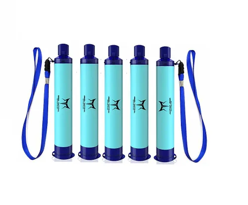 Paja de filtro de agua – Sistema de filtración de agua portátil para beber de forma segura, filtro de agua para actividades al aire libre,
