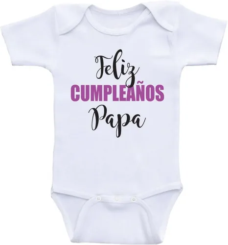 Miniatura 7 de Feliz Cumpleanos Papa - Body de cumpleaños para bebé