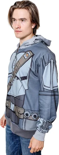 Miniatura 2 de STAR WARS Sudadera con capucha para disfraz de Mandalorian
