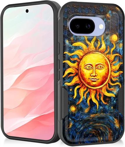Miniatura 63 de Funda para Pixel 7a, resistente de doble capa híbrida de policarbonato duro de goma suave a prueba de golpes para Google Pixel 7A 6.1 pulgadas