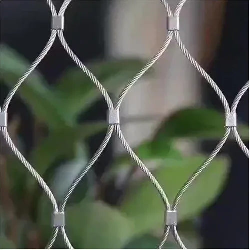 VXHCS Red de cuerda de acero inoxidable 304, cuerda de alambre de escalera de balcón, red de cercado de ciervos duradera, valla de barrera de aves