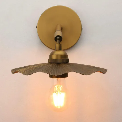 Miniatura 6 de Pathson Juego de 2 apliques de pared regulables con acabado de latón, cableado ajustable para baño, luz de tocador de pared para sala de estar, sala